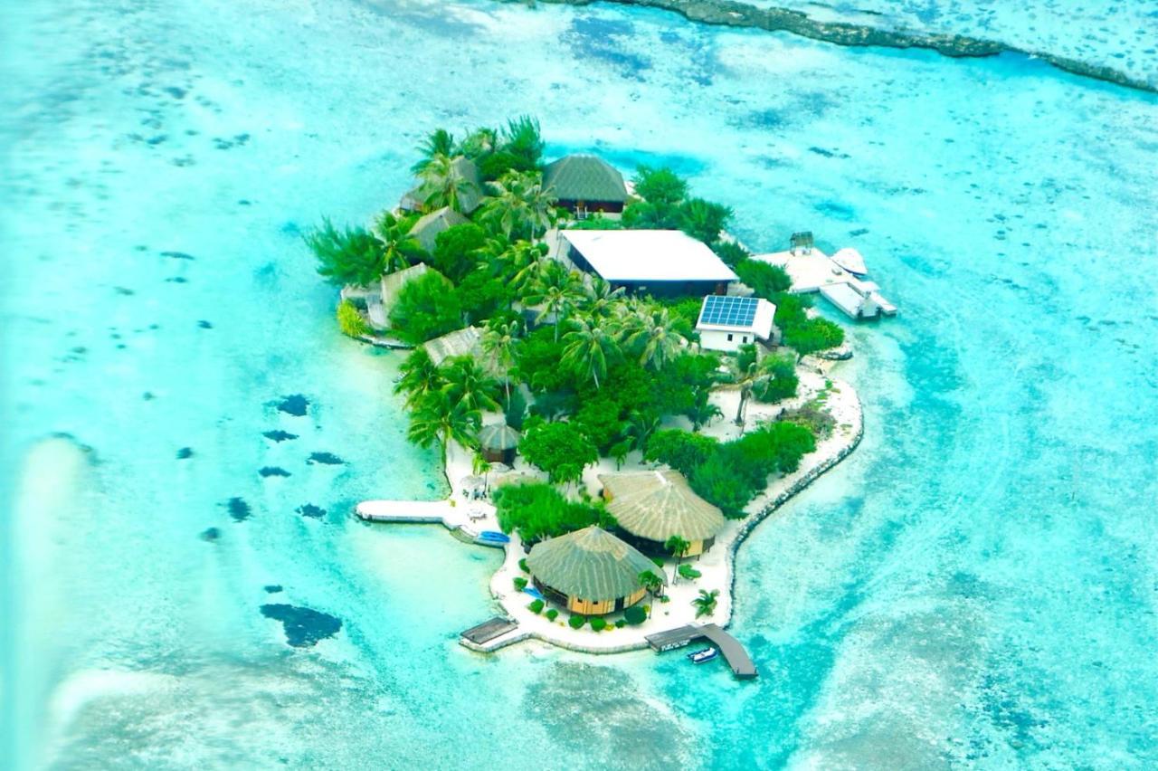 Hotel Eden Private Island Tahaa Patio  Exterior foto