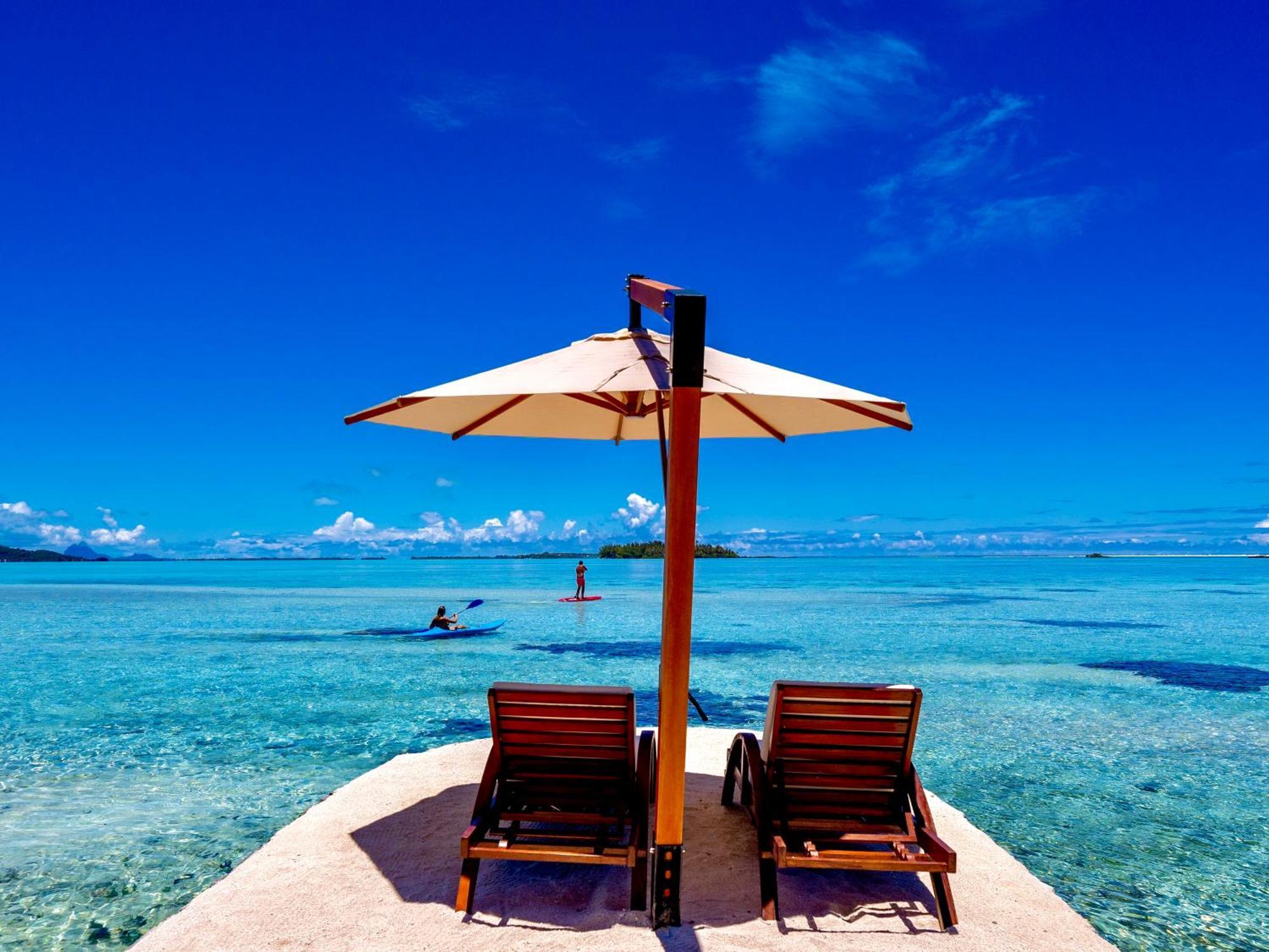 Hotel Eden Private Island Tahaa Patio  Exterior foto