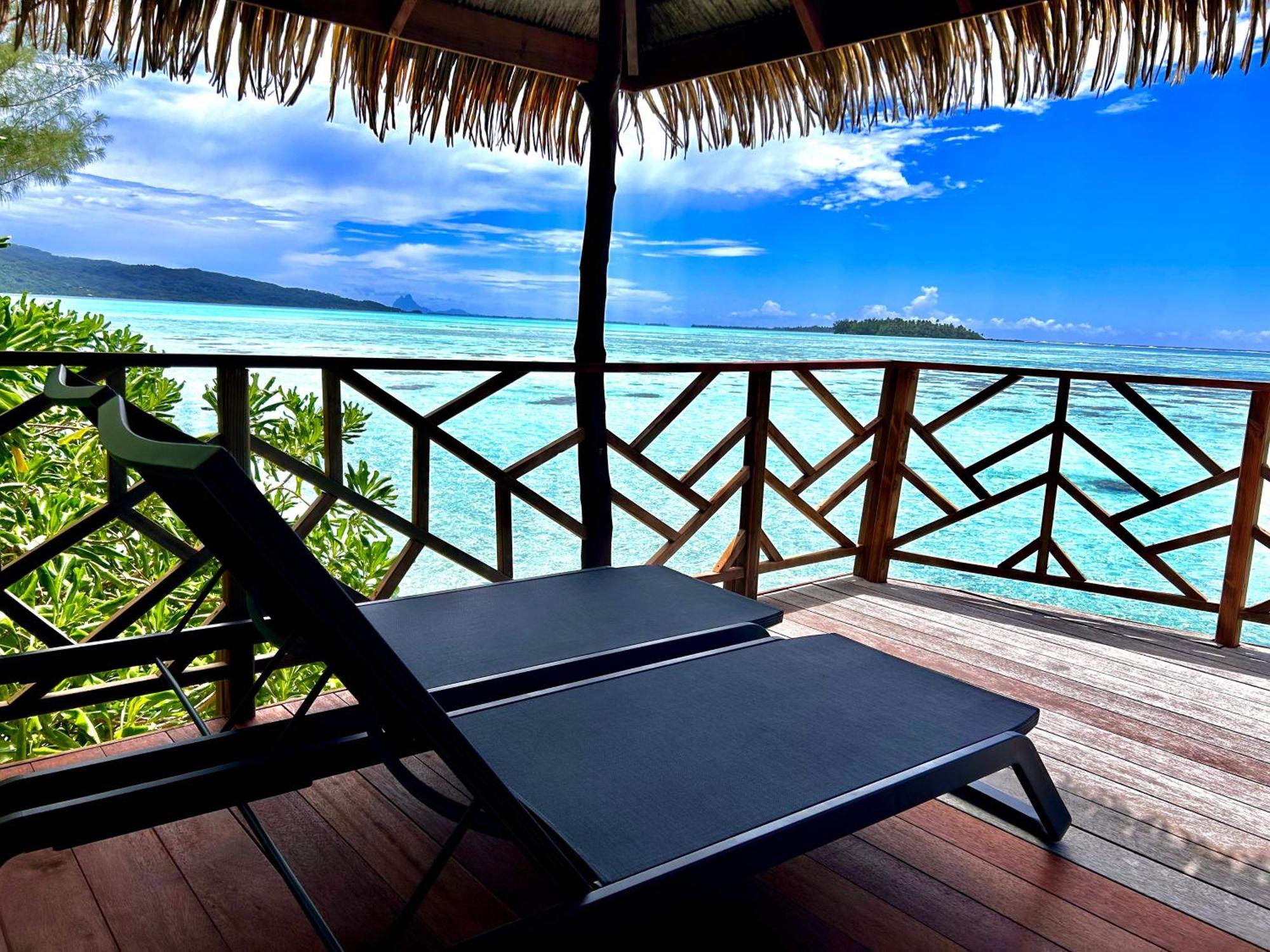 Hotel Eden Private Island Tahaa Patio  Exterior foto