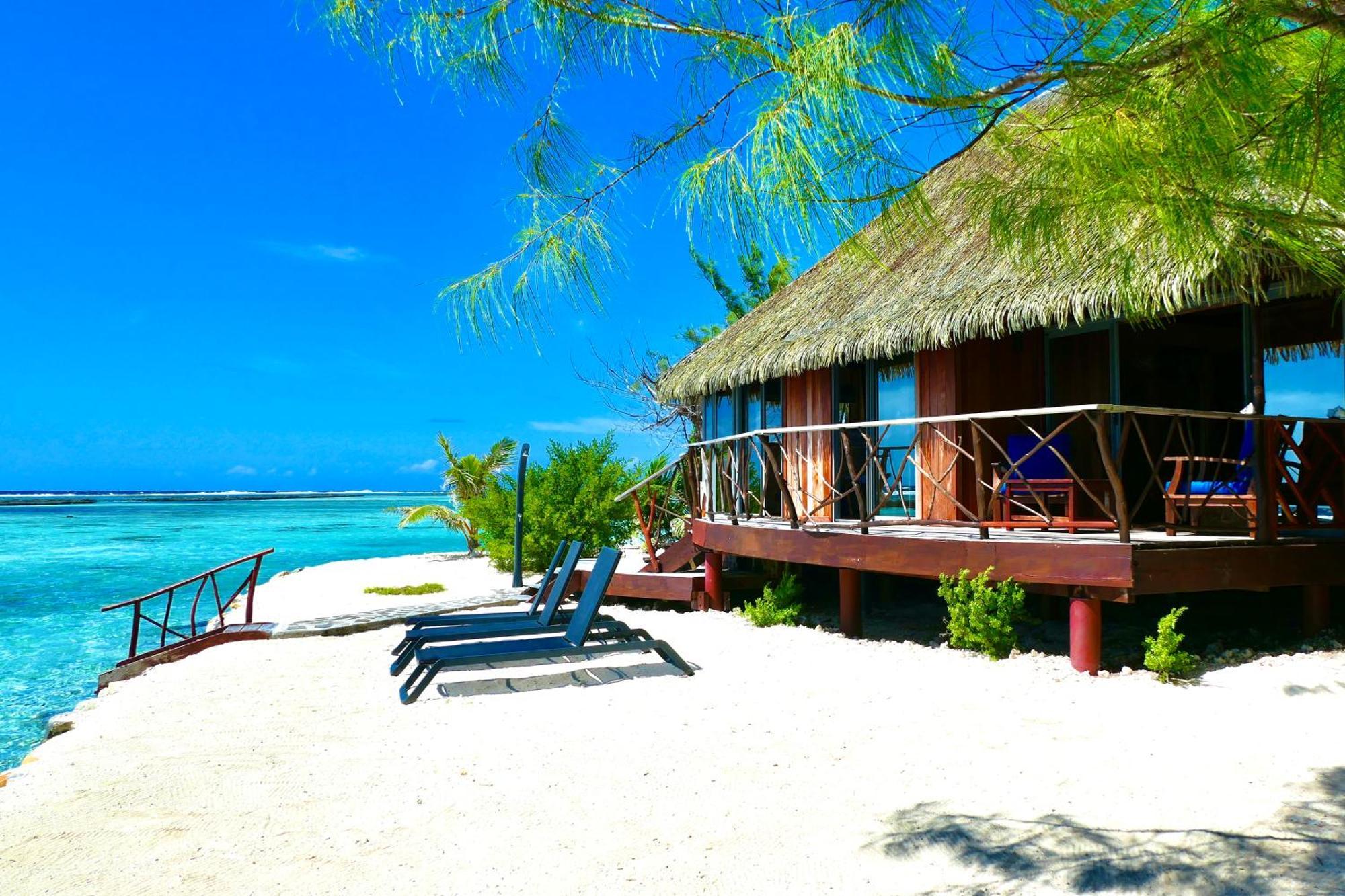 Hotel Eden Private Island Tahaa Patio  Exterior foto